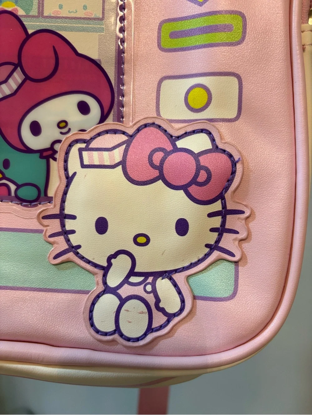 Hello Kitty Pink Kids Backpack with Pastel Accents